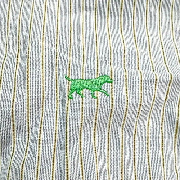 Crewcuts | Striped Button Down Shirt (3) 💚💙 - Picture 3 of 5